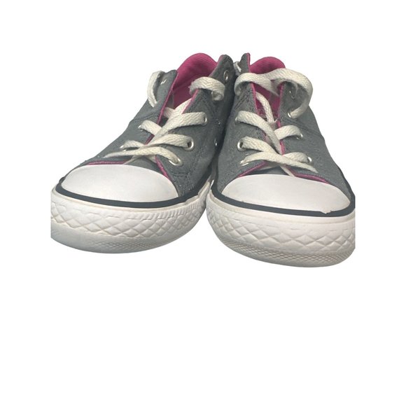 Converse Size 2.5‎ Gray with Pink Interior Chuck Taylor - Picture 9 of 10